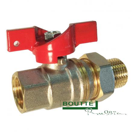 Кран 1/2" ВР/НР бабочка