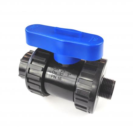Кран ПНД 32 - 3/4"НР х 1"ВР