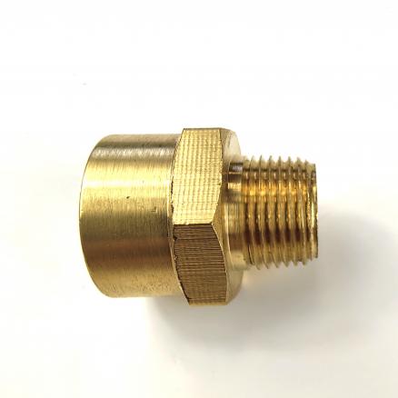 Переходник латунный пневмо 1/4"НР x 3/8"ВР - 10 шт.