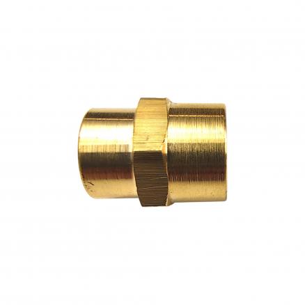 Муфта латунная переходная пневмо 3/8" ВР x 1/4" ВР