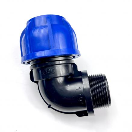 Угол ПНД 40 - 1 1/4"НР
