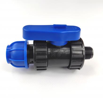 Кран ПНД 20 - 1/2"НР