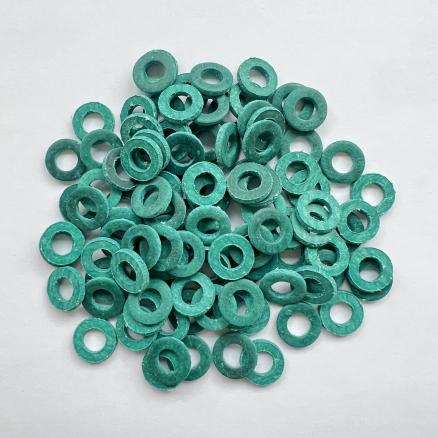 Набор прокладок из безасбестового паронита 1/4", 6x11x2 мм - 100 шт.