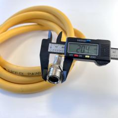Шланг газовый TUBOFLEX ВР/НР 1/2" - 1.0 м