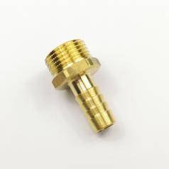 Наконечник латунный, наружная резьба 1"/2", шланг Ø12 мм