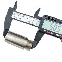 Гайка удлинительная НР/ВР 1/2" х 40 мм никелированная