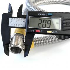 Сильфон для газа в оплетке ПВХ 1/2" 1,5 м ВР/НР