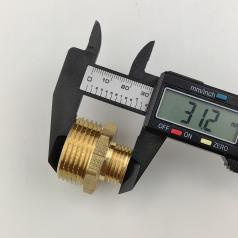 Ниппель латунный переходной 1" х 1/2"- 10 шт.