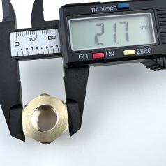 Футорка латунная НР 1/2"-ВР 1/4" - 10 шт.