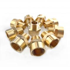Переходник латунный пневмо 3/8"НР x 1/2"ВР - 10 шт.