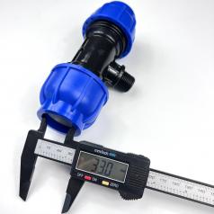 Тройник ПНД переходной 32 - 1/2"НР - 32