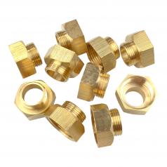 Муфта латунная переходная 1"ВР - 3/4"НР - 10 шт.