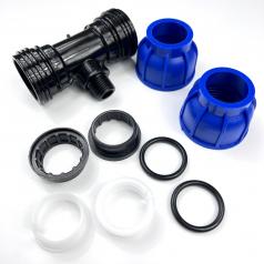 Тройник ПНД переходной 32 - 1/2"НР - 32