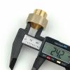 Переходник латунный ВР 3/4" х НР 1/2"