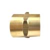 Муфта латунная пневмо 1/4"ВР - 10 шт.