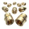 Муфта латунная пневмо 1/4"ВР - 10 шт.