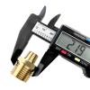 Ниппель латунный переходной пневмо 1/2"НР х 1/4"НР - 10 шт.
