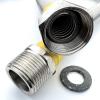 Сильфон для газа в оплетке ПВХ 3/4" 1,2 м ВР/НР