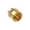 Муфта латунная переходная пневмо 3/8" ВР x 1/4" ВР