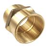 Муфта латунная пневмо 1/4"ВР - 10 шт.