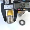 Сильфон для газа в оплетке ПВХ 3/4" 1,2 м ВР/НР
